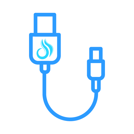 USB til Mikro USB ladekabel 0,5-meter